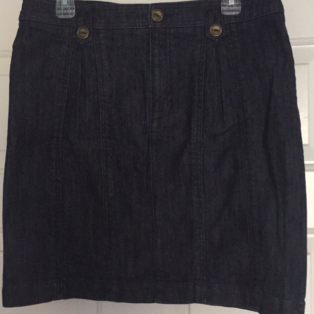 Anthropologie denim skirt